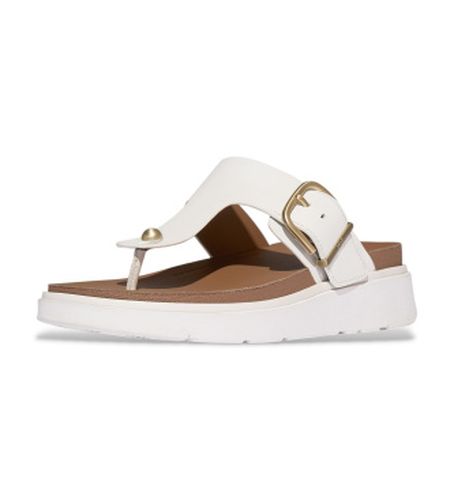 B1H-194 Sandales en cuir Gen FF Buckle blanc (36), Plat, Aucun, Casuel - FitFlop - Modalova