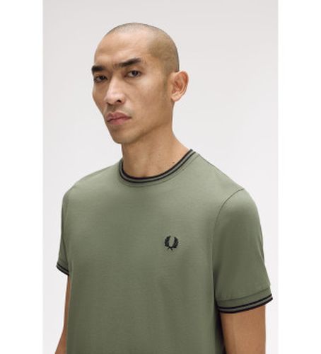 M1588 T-shirt à double boutonnage (S), Casuel, , Coton, Manche courte - Fred Perry - Modalova