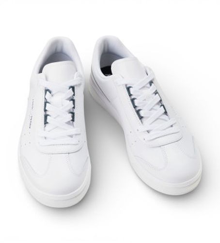 B2317-200 Baskets en cuir B302 blanc (44), Plat, Lacets, Casuel - Fred Perry - Modalova