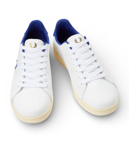 B6312-183 Baskets en cuir B721 (41), Plat, Lacets, Casuel - Fred Perry - Modalova