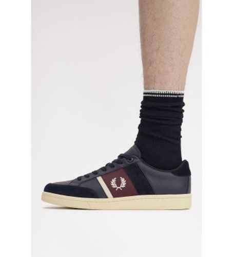 B2310-608 Baskets en cuir B725 (44), Plat, Lacets, Casuel, Marine - Fred Perry - Modalova