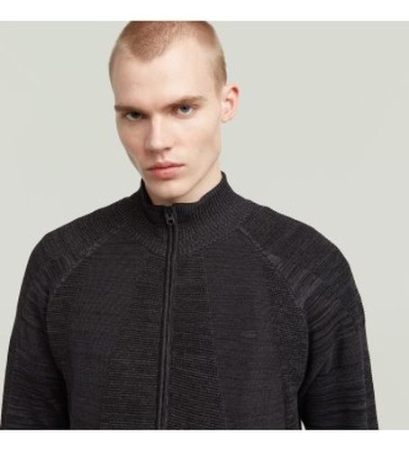 D26778-C259-7242 3D Biker Full Zip Sweater (S), Casuel, Acrylique, Le coton biologique, Durable - G-Star - Modalova