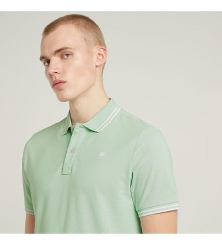 D17127-5864-G992 Polo Dunda Slim Stripe (S), Casuel, Manche courte, Le coton biologique, Durable - G-Star - Modalova