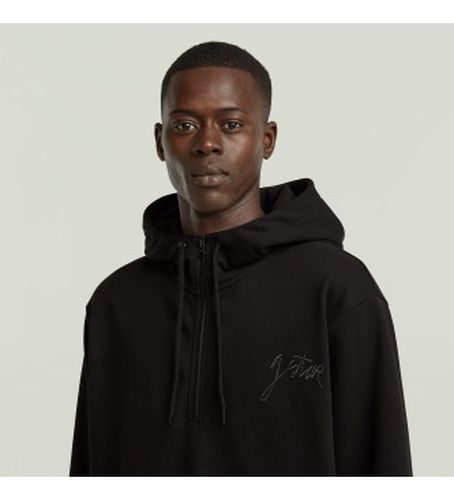 D27763-D566-6484 Sweat-shirt Script Half Zip (XS), Casuel, Le coton biologique, Durable - G-Star - Modalova