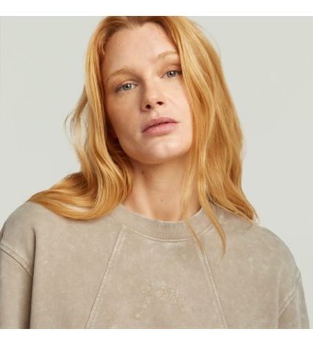 D27173-D969-H714 Sweat-shirt Washed A Line Script (XS), Casuel, Durable, Coton Recyclé - G-Star - Modalova