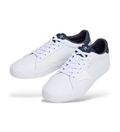 HMS200065 Blake Venture Leather Sneakers (42), Cuir, Blanc, Plat, Lacets, Casuel - Hackett London - Modalova