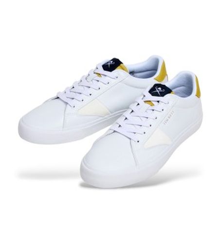 HMS200065 Blake Venture Leather Sneakers (45), Cuir, Blanc, Plat, Lacets, Casuel - Hackett London - Modalova