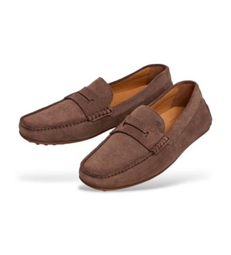 HMS200080 Chauffeur Mocassins en cuir Saddle (44), Plat, Aucun, Casuel, Fête, Classique - Hackett London - Modalova