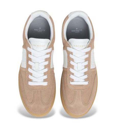 HMS200056 Harper Hendon Leather Sneakers brown (40), Cuir, Plat, Lacets, Casuel - Hackett London - Modalova