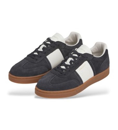 HMS200054 Harper League Leather Sneakers (43), Cuir, Noir, Plat, Lacets, Casuel - Hackett London - Modalova