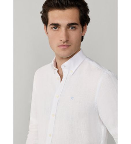 HM3010635 Chemise de tailleur en lin (M), Casuel, Manche longue - Hackett London - Modalova