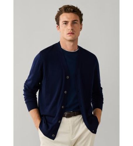 HM7000206 Cardigan Ess Merino (M), Casuel, Laine, Classique - Hackett London - Modalova