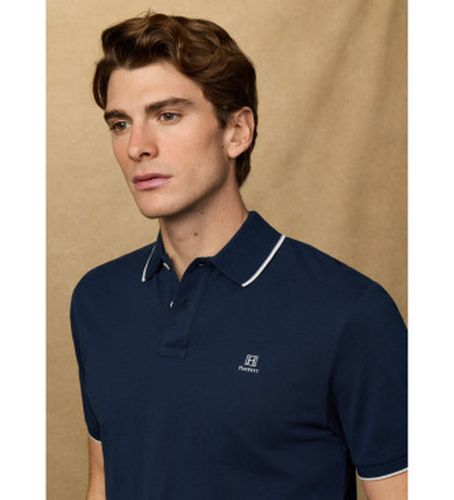 HM5600136 Polo Heritage Fit Classic (S), Casuel, Coton, Manche courte, Marine - Hackett London - Modalova