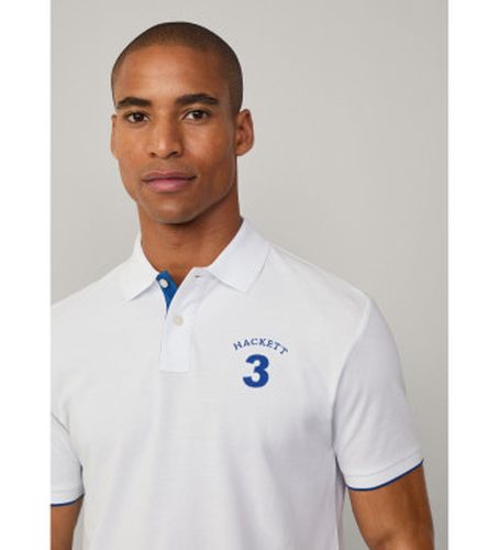 HM563414 Polo Heritage Number (S), Casuel, Coton, Manche courte - Hackett London - Modalova