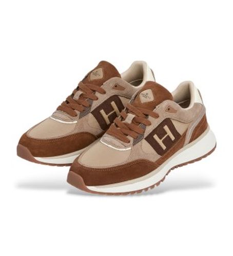 HMS200031 Baskets en cuir Otto Run (40), Plat, Lacets, Casuel - Hackett London - Modalova