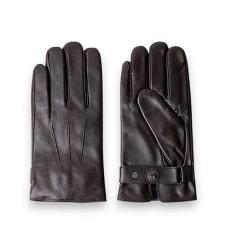 HM0400132 Gants en cuir Commuter Touch marron (M), Casuel, Classique - Hackett London - Modalova