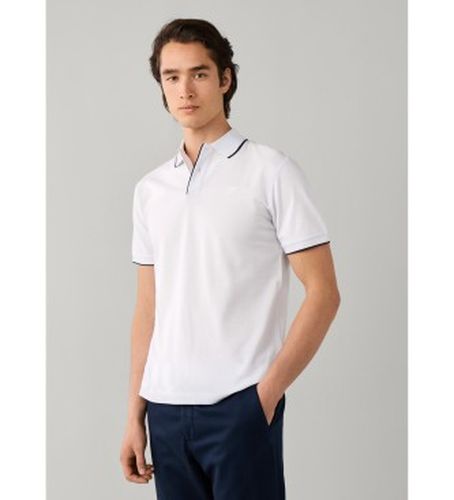 HM5600199 polo mercerisé manches courtes fit classique blanc (S), Casuel, Coton, Manche courte - Hackett London - Modalova