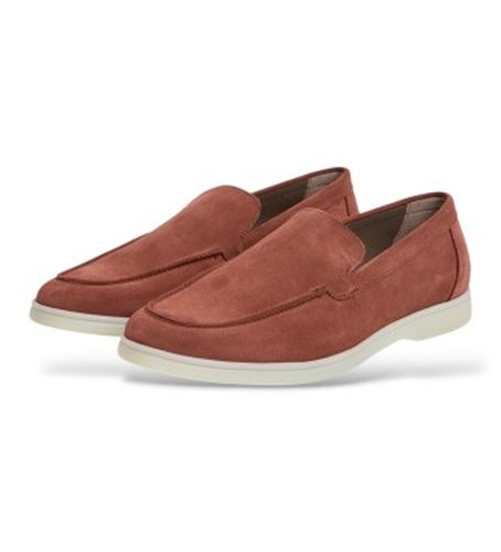 HMS200109 mocassins en daim martin lisse marron clair (40), Plat, Cuir, Aucun, Casuel - Hackett London - Modalova