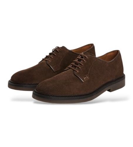 HMS200134 Chaussures en daim Elsted Blucher (40), Plat, Cuir, Lacets, Casuel, Classique - Hackett London - Modalova