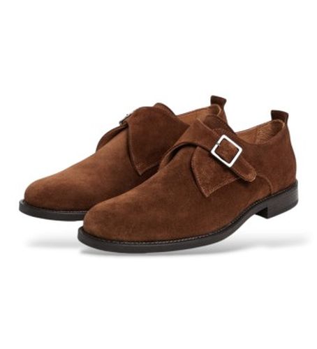 HMS200141 Chaussures en daim Hampton marron clair (40), Plat, Cuir, Boucle, Casuel, Classique - Hackett London - Modalova