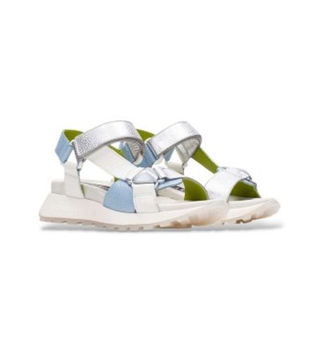 CHV264807 Sandales Ambar cassé (37), Cuir, Bleu, 3 à 5 cm, Velcro, Casuel - Hispanitas - Modalova