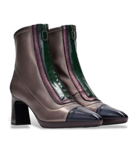 CHI243714 Bottines en cuir stretch (41), 5 à 8 cm, Fermeture éclair, Casuel - Hispanitas - Modalova