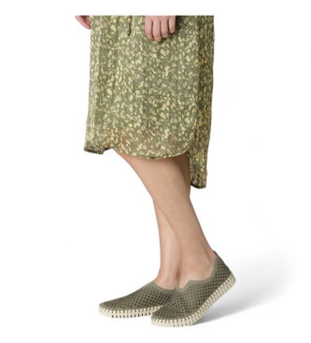 TULIP3275 Slip In Tulip chaussures vertes (36), Tissu, Plat, Aucun, Casuel - Ilse Jacobsen - Modalova
