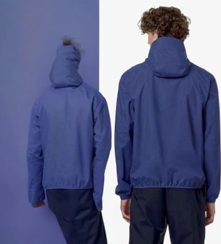 K5127QW Veste Jack Stretch Dot (S), Bleu, Casuel, Polyester - K-way - Modalova