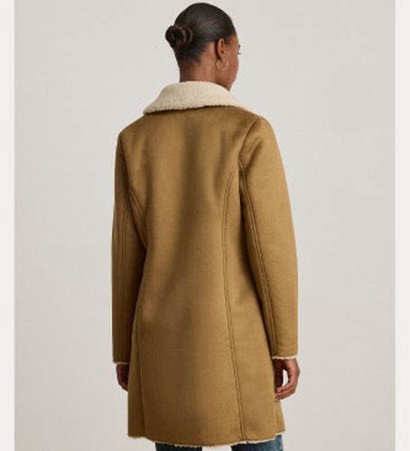 P04121002 Manteau en peau de mouton synthétique et daim (L), Casuel, Polyester - Lauren Ralph Lauren - Modalova