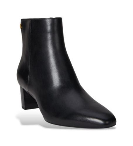 Bottines en cuir bruni Demi (36), 3 à 5 cm, Fermeture éclair, Casuel - Lauren Ralph Lauren - Modalova