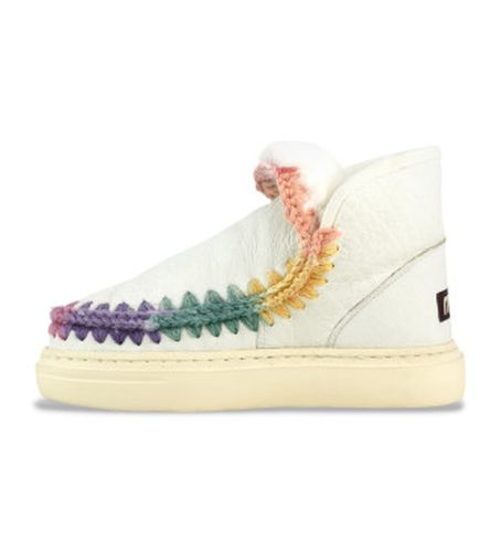 MU.FW411007B Bottines en cuir Esquimaux avec surpiqûres arc-en-ciel , multicolore (37), Superiéur à 10 cm, Aucun, Casue - Mou - Modalova