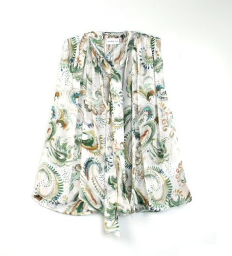 Top évasé en crêpe Mllfatuo , multicolore (38), Casuel, Viscose, Sans manches / bretelles - Marella - Modalova