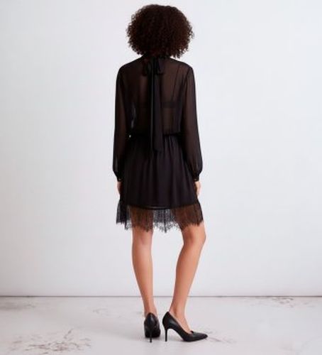 Robe Mllrivetto noire (40), Fête, Viscose, Manche longue - Marella - Modalova