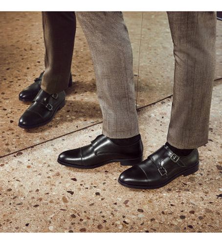 PYM Chaussures Empire en cuir avec boucles (41), Plat, Casuel, Classique - Martinelli - Modalova