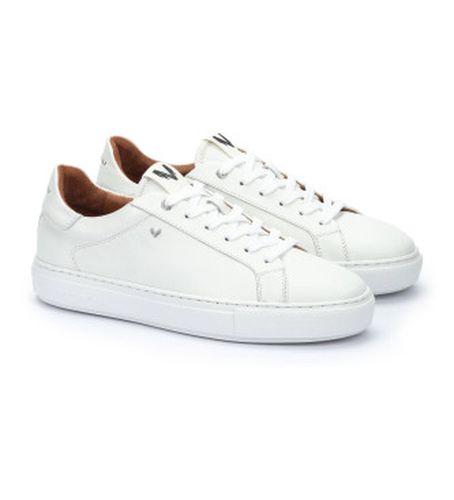 S Hastings Leather Sneakers (44), Cuir, Blanc, Plat, Lacets, Casuel - Martinelli - Modalova