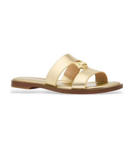 S6ERFS2M Sandales en cuir Goldie (36), Doré, Plat, 1 à 3 cm, Aucun, Casuel - Michael Kors - Modalova