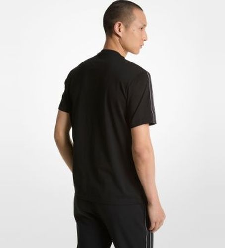 CT4524E1V2 T-shirt à rayures avec logo (S), Noir, Casuel, Coton, Manche courte - Michael Kors - Modalova