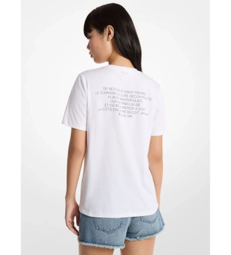 MS6520K97J T-shirt Tropez (XS), Casuel, Coton, Manche courte - Michael Kors - Modalova