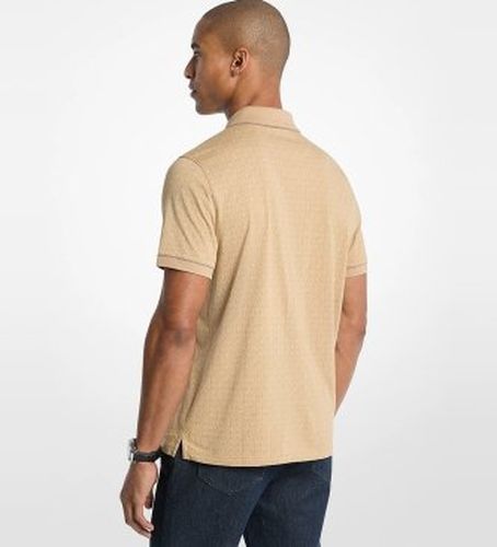 CS650V848T Polo en maille lisse de coton avec logo (S), Casuel, Manche courte - Michael Kors - Modalova