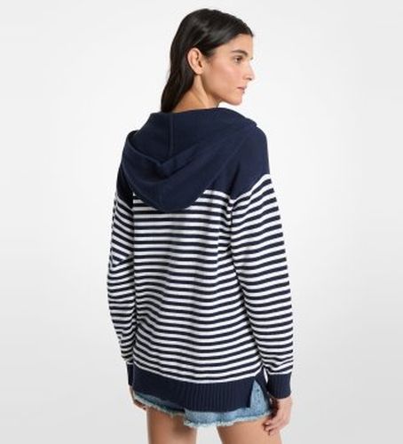 MS661G2KWR Sweat en laine rayée avec capuche et cordons de serrage (M), Casuel - Michael Kors - Modalova