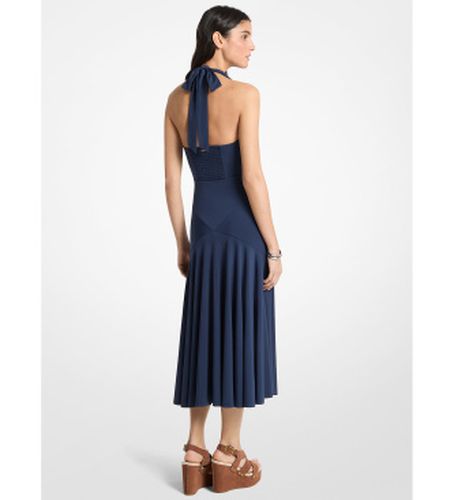 MS683COH6J Robe midi décolletée (M), Bleu, Casuel, Sans manches / bretelles, Polister recyclé, Durable - Michael Kors - Modalova