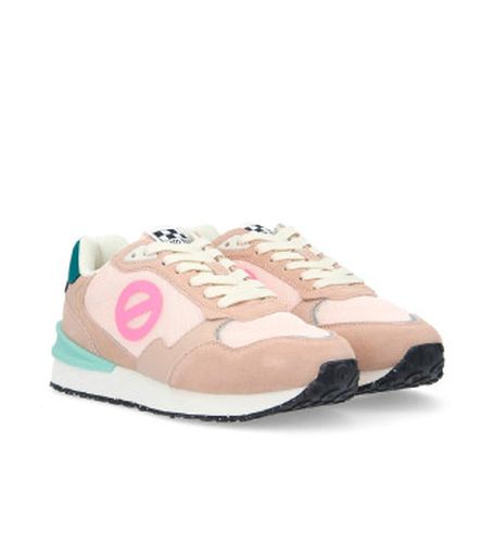QNIPSM0 Baskets Tova Runner en cuir et maille, semelle clair (36), Plat, Lacets, Casuel - NO NAME - Modalova