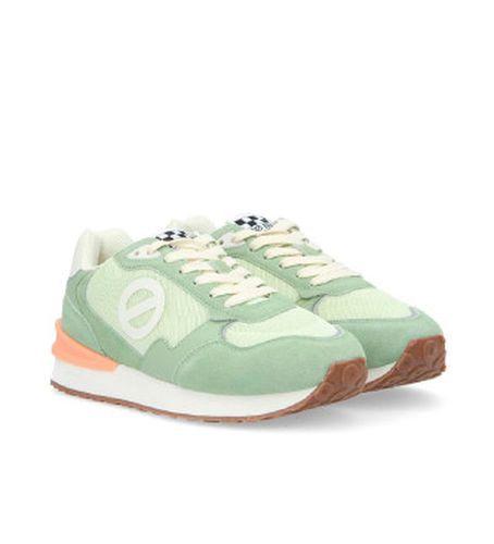 QNIPSM0 Baskets Tova Runner en cuir et maille avec semelle clair (36), Plat, Lacets, Casuel - NO NAME - Modalova