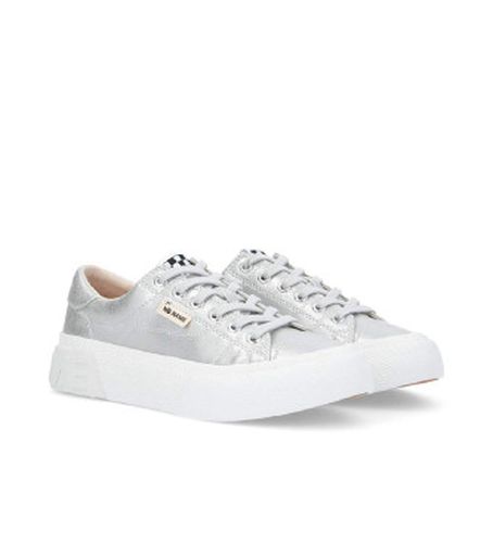 QNBCDS0 Reset Sneaker avec tige métallique et semelle légère argentée (40), Plat, Lacets, Casuel - NO NAME - Modalova