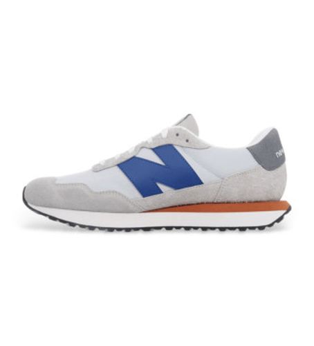 M237V1_LI Baskets 237 grises, bleues (40), Plat, Cuir, Lacets, Casuel - New Balance - Modalova
