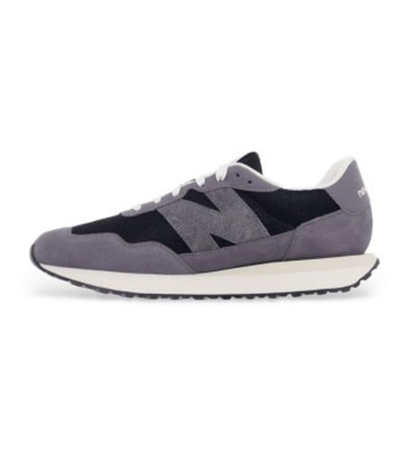 M237V1_LI Baskets 237 grises (40), Plat, Cuir, Lacets, Casuel - New Balance - Modalova