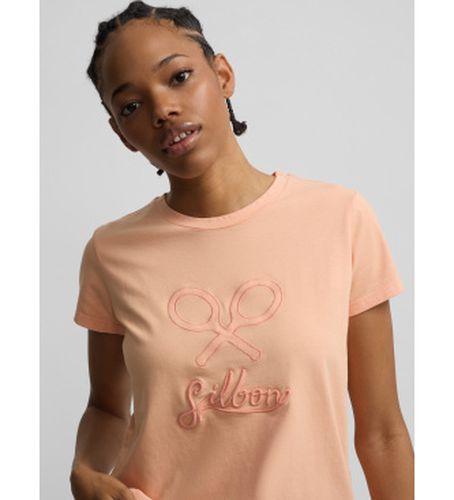 S262010405203 T-shirt classique (S), Casuel, Coton, Manche courte - Silbon - Modalova
