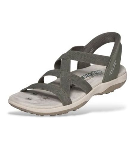Sandales Reggae Slim - Stretch Flex olive (36), Plat, Aucun, Casuel, Beachwear - Skechers - Modalova