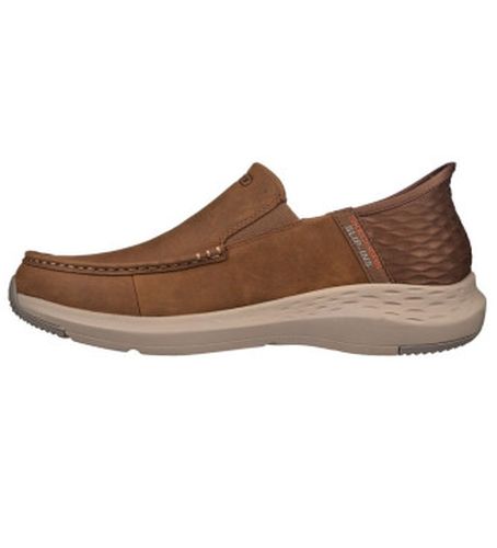 Baskets en cuir Slip-Ins Relaxed Fit: Parson - Oswin marron (41), Plat, Aucun, Casuel - Skechers - Modalova