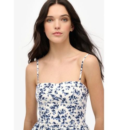 W8011971A Robe cami bleue (S), Casuel, Coton, Sans manches / bretelles - Superdry - Modalova